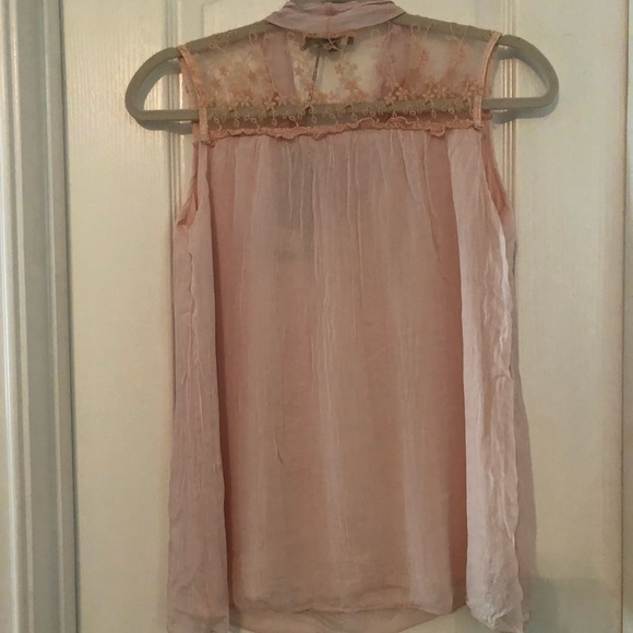 Carla Conti Blush Pink Tie Top - Picture 5 of 8